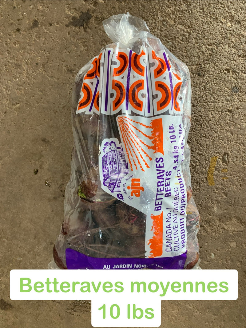 Betterave moyenne en sac